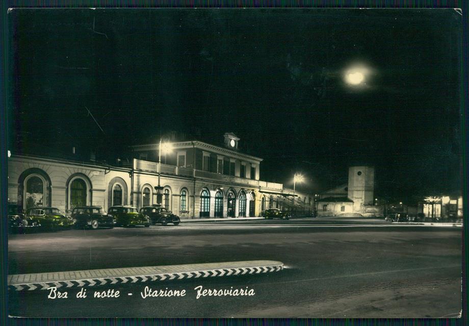 Cuneo Bra Stazione Foto FG cartolina MZ1552 – fronte
