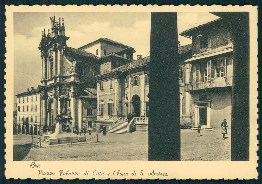Cuneo Bra Chiesa Sant'Andrea FG cartolina MZ1556 – fronte