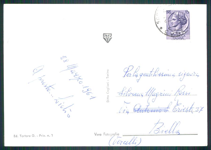 Cuneo Sommariva Perno Foto FG cartolina MZ1562 – retro