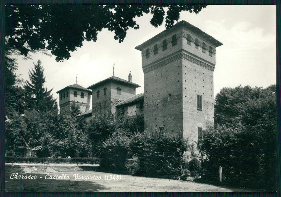 Cuneo Cherasco Castello Visconteo Foto FG cartolina MZ1567 – fronte