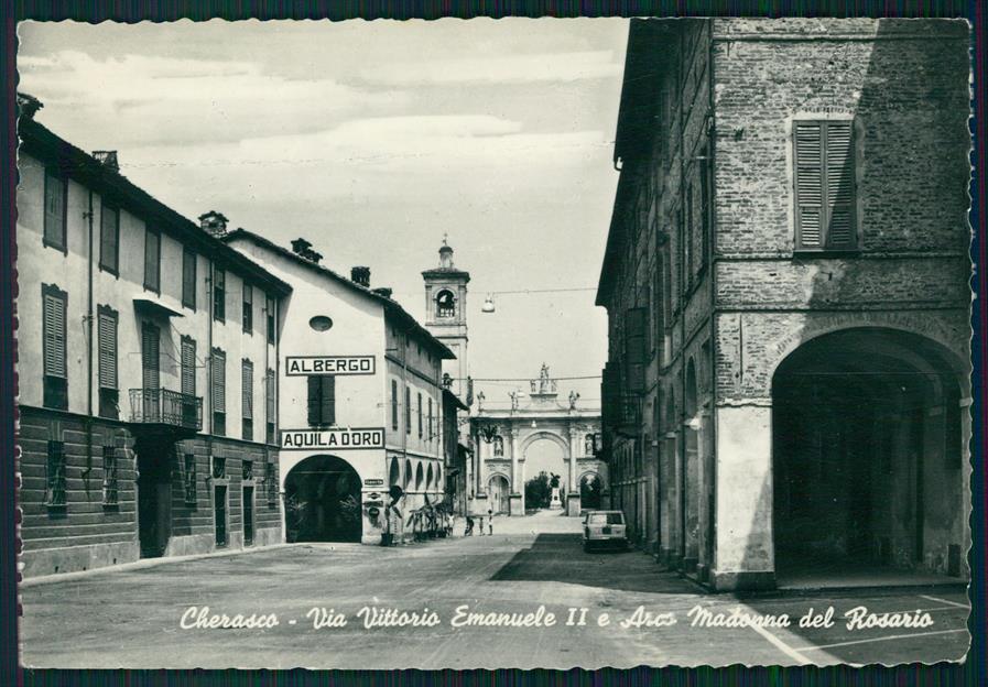 Cuneo Cherasco Arco Madonna del Rosario Foto FG cartolina MZ1573 – fronte