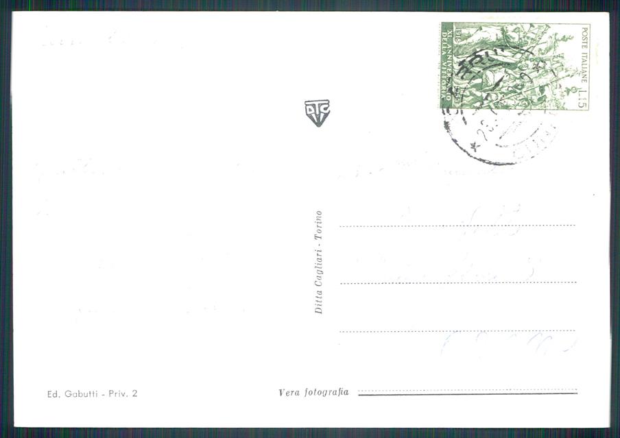 Cuneo Carrù Foto FG cartolina MZ1579 – retro