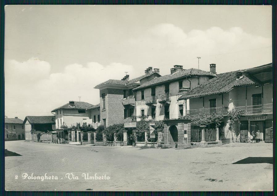 Cuneo Palonghera Via Umberto Foto FG cartolina MZ1593 – fronte