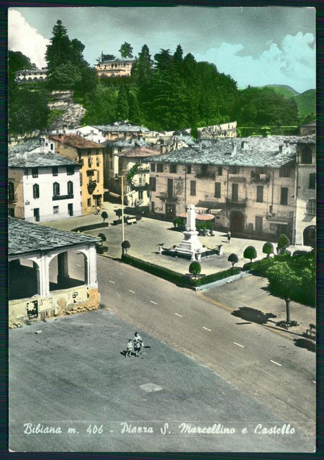 Torino Bibiana Piazza San Marcellino Castello Foto FG cartolina MZ1598 – fronte