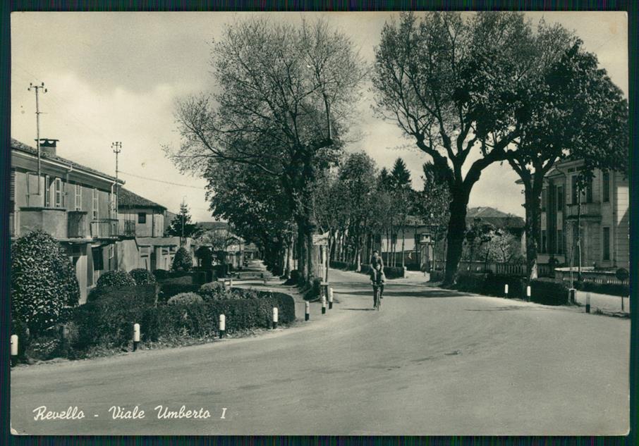 Cuneo Revello Viale Umberto I Foto FG cartolina MZ1618 – fronte