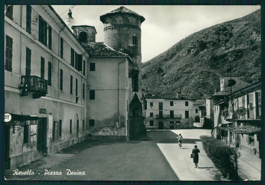 Cuneo Revello Piazza Denina Foto FG cartolina MZ1619 – fronte