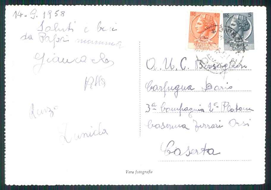 Cuneo Paesana Foto FG cartolina MZ1625 – retro