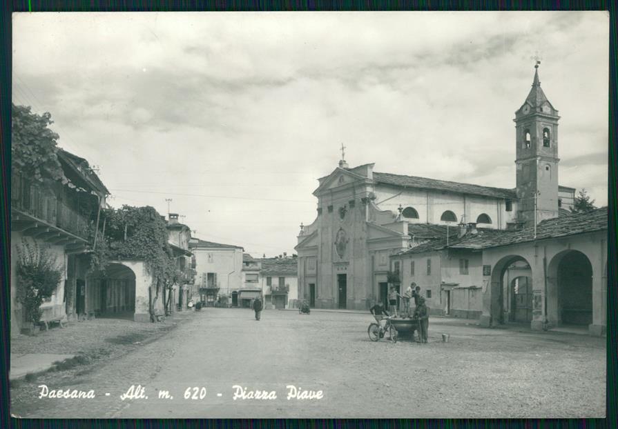 Cuneo Paesana Piazza Piave Foto FG cartolina MZ1628 – fronte