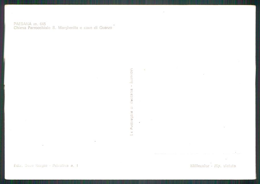 Cuneo Paesana Chiesa Parrocchiale Auto Foto FG cartolina MZ1629 – retro