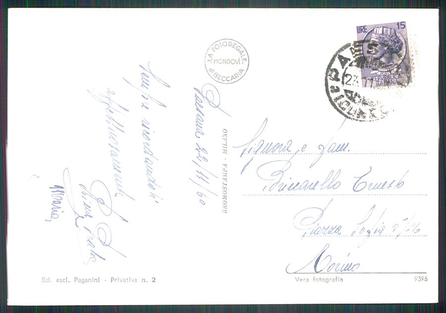 Cuneo Paesana Via Roma Foto FG cartolina MZ1633 – retro