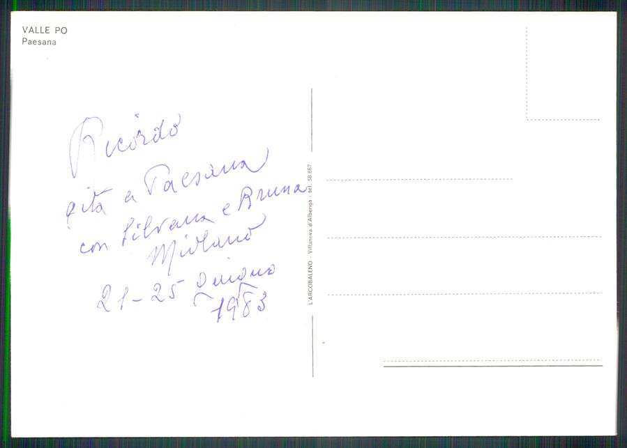 Cuneo Paesana Mercato Foto FG cartolina MZ1636 – retro