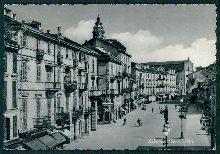 Cuneo Saluzzo Corso Italia Foto FG cartolina MZ1653 – fronte