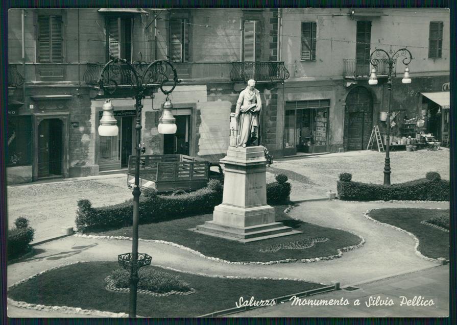 Cuneo Saluzzo Monumento Silvio Pellico Foto FG cartolina MZ1658 – fronte