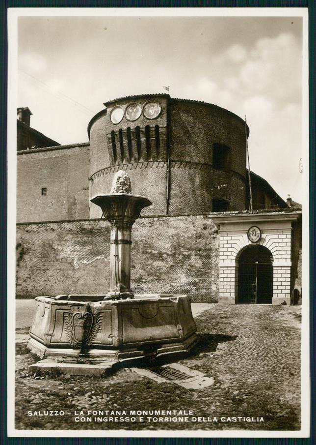 Cuneo Saluzzo Torrione della Castiglia Foto FG cartolina MZ1674 – fronte
