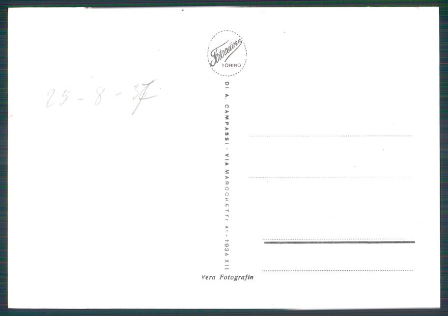 Cuneo Saluzzo Torrione della Castiglia Foto FG cartolina MZ1674 – retro