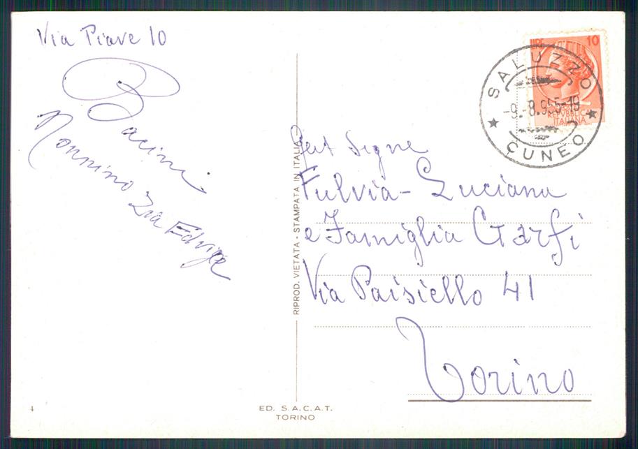 Cuneo Saluzzo FG cartolina MZ1680 – retro