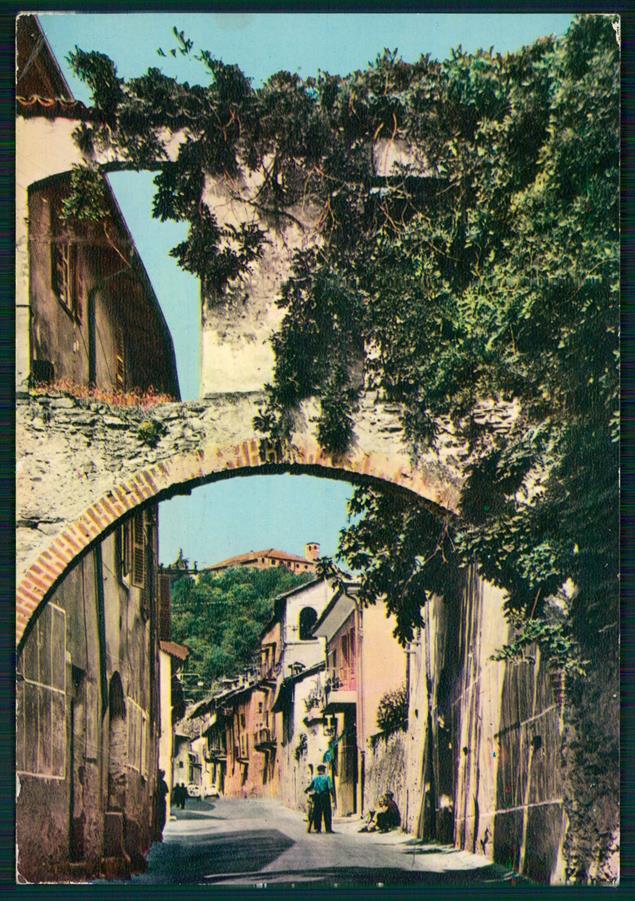 Cuneo Verzuolo Borgo Antico Porta Capalla PIEGHINA Foto FG cartolina MZ1695 – fronte