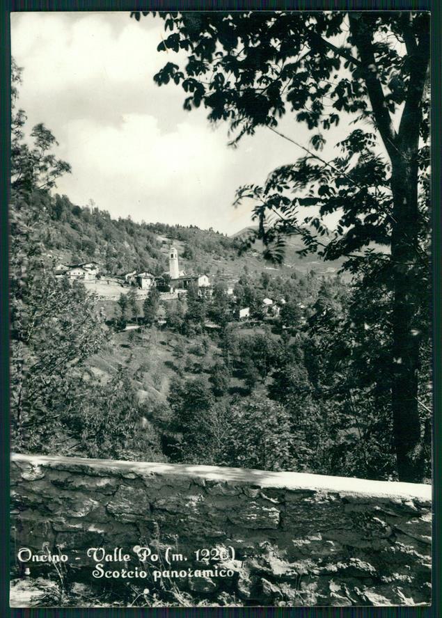 Cuneo Oncino Alta Valle Po Foto FG cartolina MZ1705 – fronte