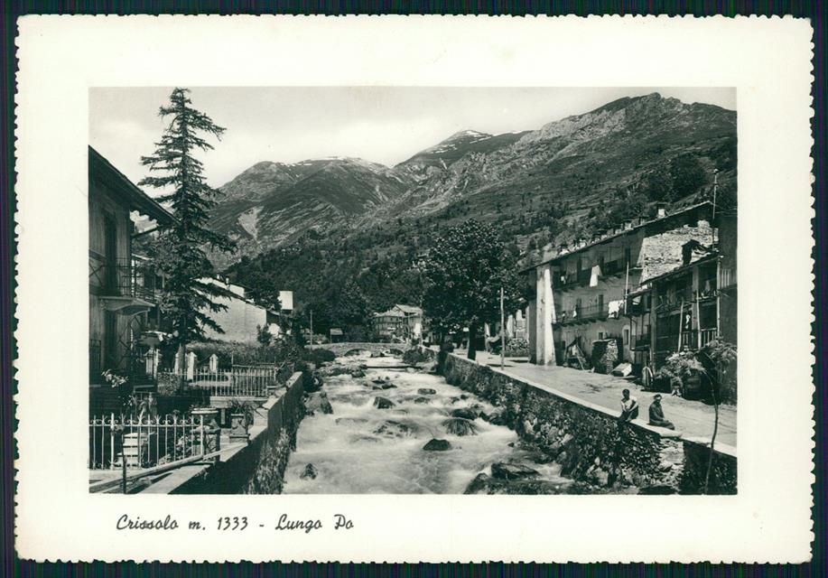 Cuneo Crissolo Lungo Po Foto FG cartolina MZ1713 – fronte