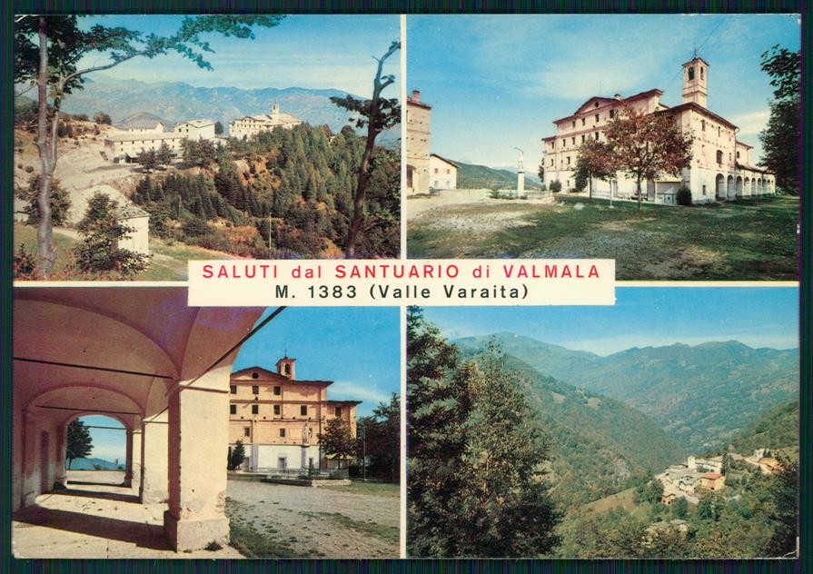 Cuneo Valmala Santuario Saluti da Foto FG cartolina MZ1741 – fronte