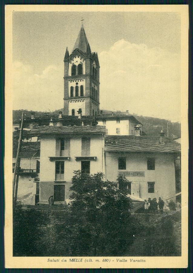 Cuneo Melle Valle Varaita PIEGA FG cartolina MZ1755 – fronte