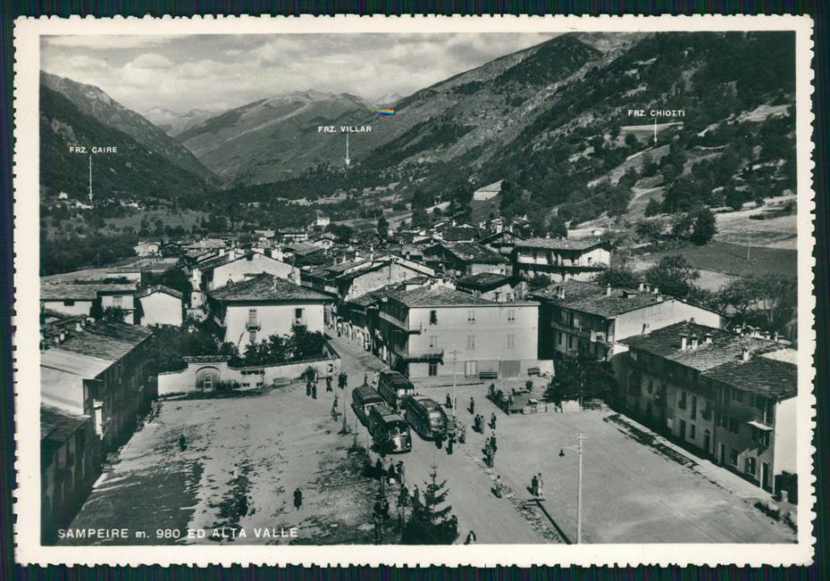 Cuneo Sampeyre Caire Villar Chiotti Foto FG cartolina MZ1764 – fronte