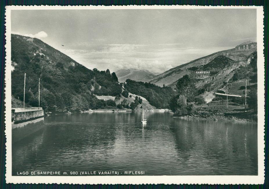 Cuneo Sampeyre Lago di Foto FG cartolina MZ1768 – fronte