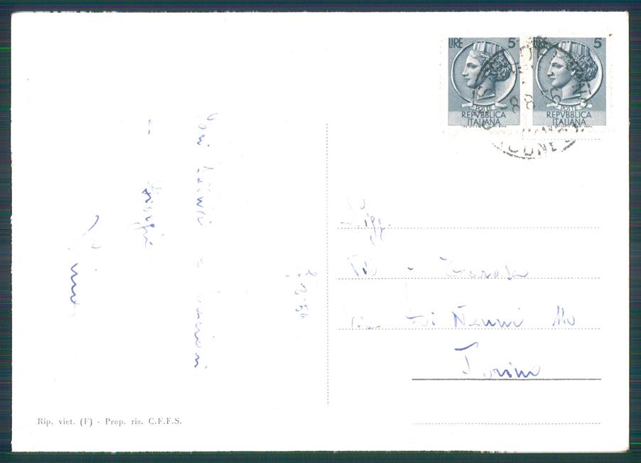 Cuneo Casteldelfino Monte Pelvo ABRASA FG cartolina MZ1786 – retro