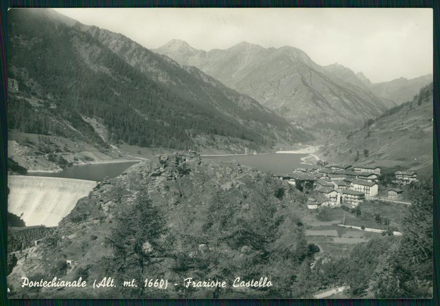 Cuneo Pontechianale Castello di Diga Foto FG cartolina MZ1794 – fronte