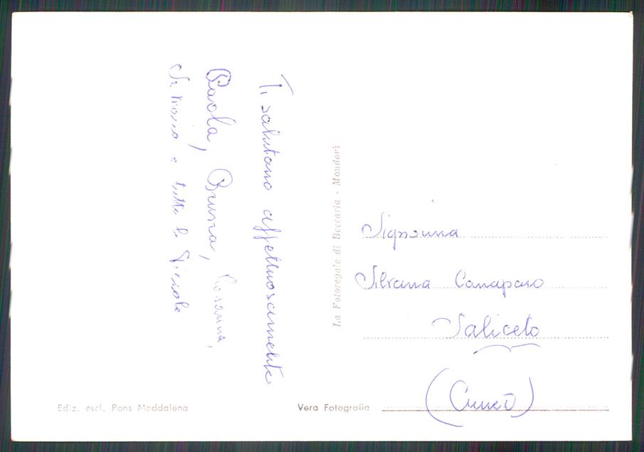 Cuneo Pontechianale Castello di Diga Foto FG cartolina MZ1794 – retro