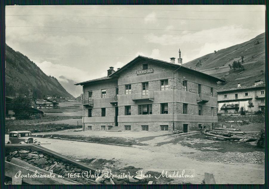 Cuneo Pontechianale Maddalena Auto Foto FG cartolina MZ1797 – fronte