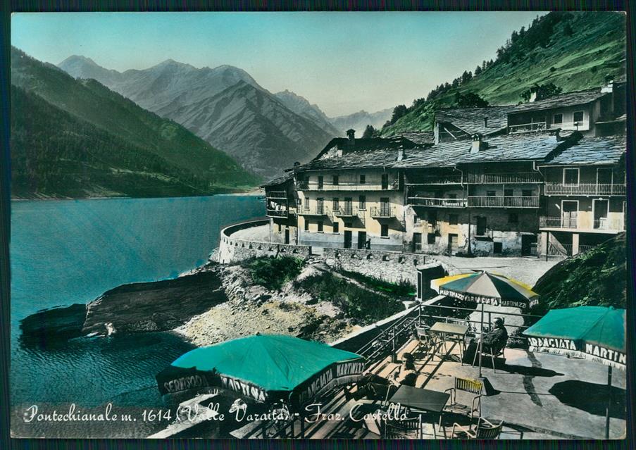 Cuneo Pontechianale Castello di Diga Foto FG cartolina MZ1801 – fronte