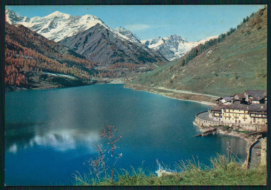 Cuneo Pontechianale Lago di FG cartolina MZ1814 – fronte