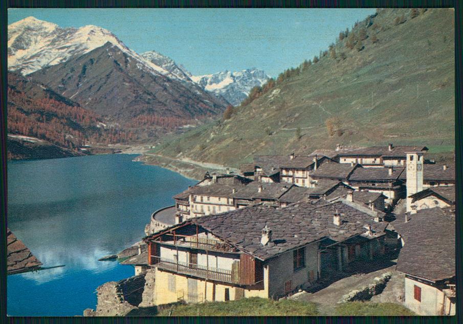 Cuneo Pontechianale Castello di Lago Diga FG cartolina MZ1817 – fronte