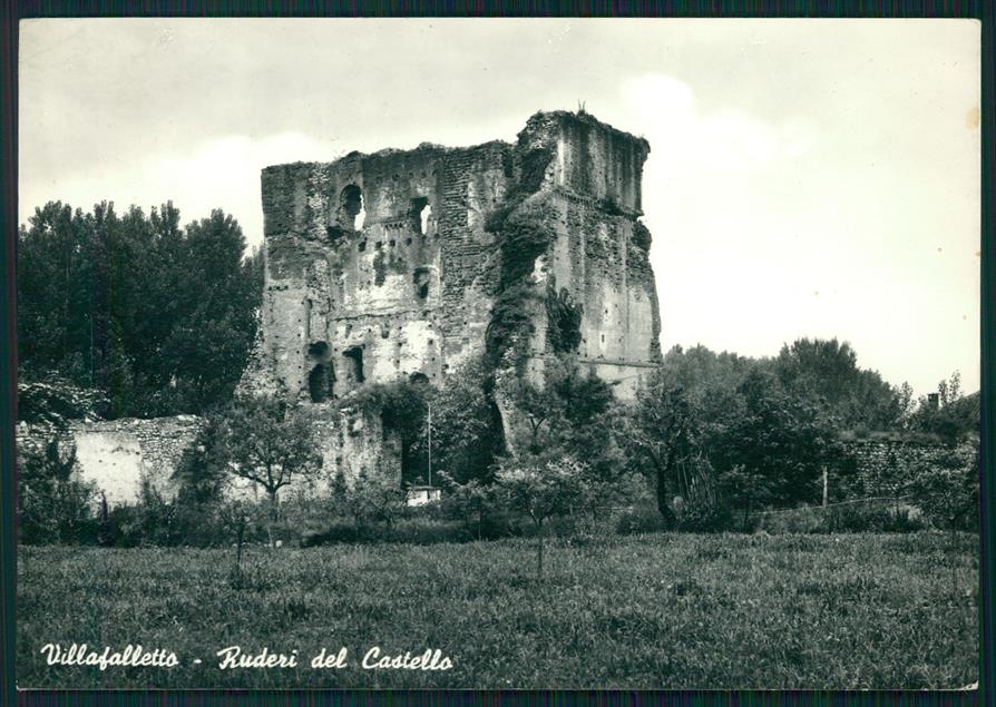 Cuneo Villafalletto Ruderi Castello Foto FG cartolina MZ1820 – fronte