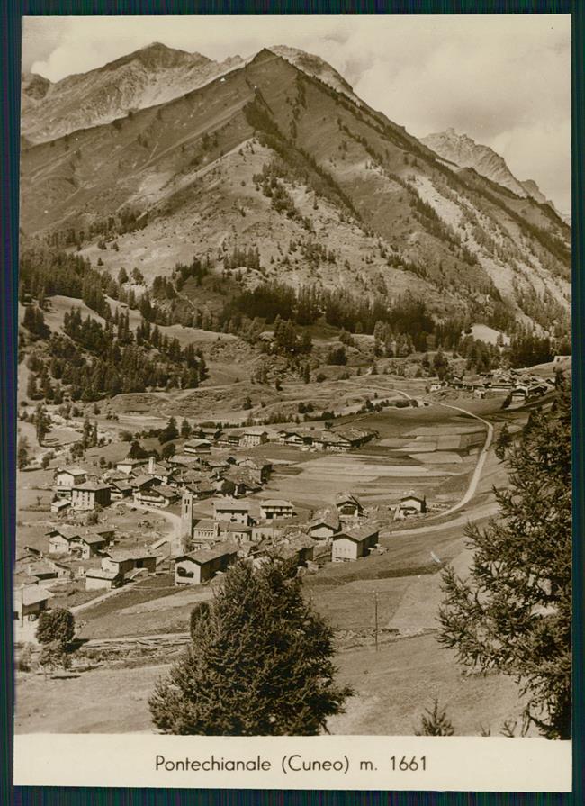 Cuneo Pontechianale Foto FG cartolina MZ1831 – fronte
