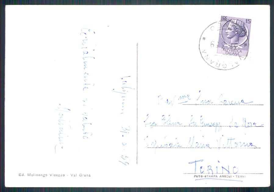 Cuneo Montemale Monviso Foto FG cartolina MZ1835 – retro