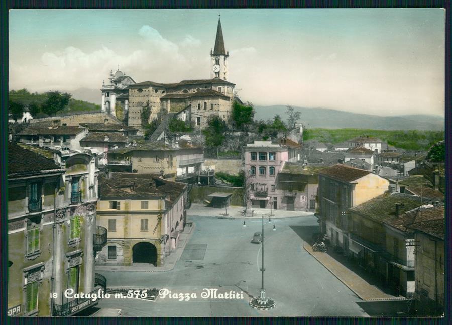 Cuneo Caraglio PIEGHE Foto FG cartolina MZ1837 – fronte