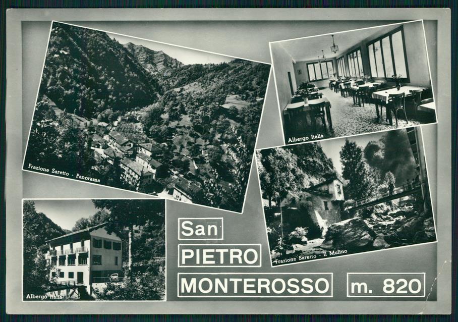 Cuneo Monterosso Grana San Pietro PIEGA Foto FG cartolina MZ1843 – fronte