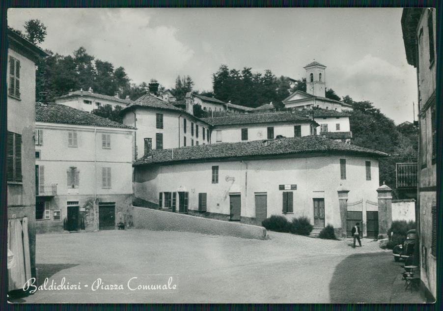 Asti Baldichieri Piazza Comunale FORO Foto FG cartolina MZ1858 – fronte