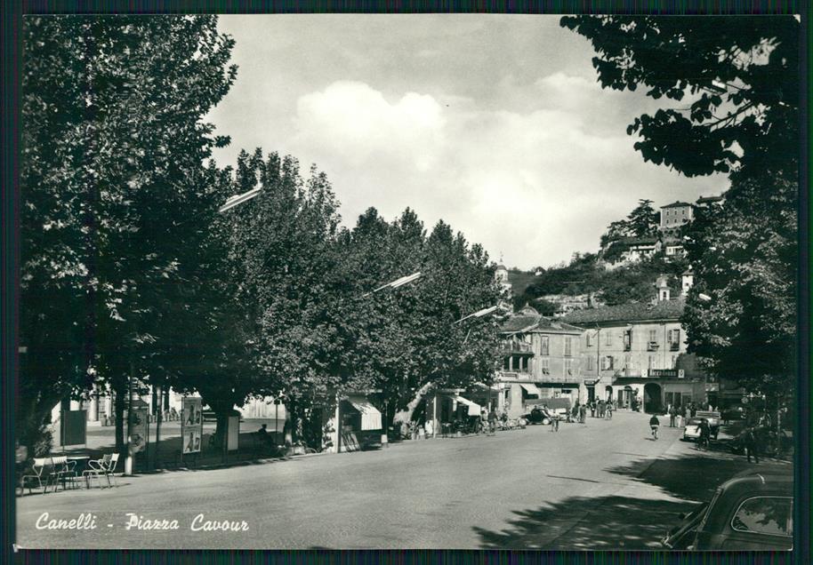 Asti Canelli Piazza Cavour Foto FG cartolina MZ1859 – fronte