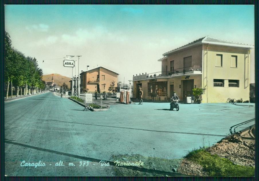 Cuneo Caraglio Via Nazionale Foto FG cartolina MZ1861 – fronte