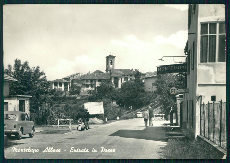 Cuneo Montelupo Albese Poste PIEGHINE Foto FG cartolina MZ1862 – fronte