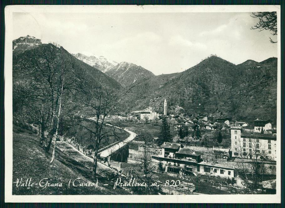 Cuneo Pradleves Valle Grana STRAPPINO Foto FG cartolina MZ1863 – fronte