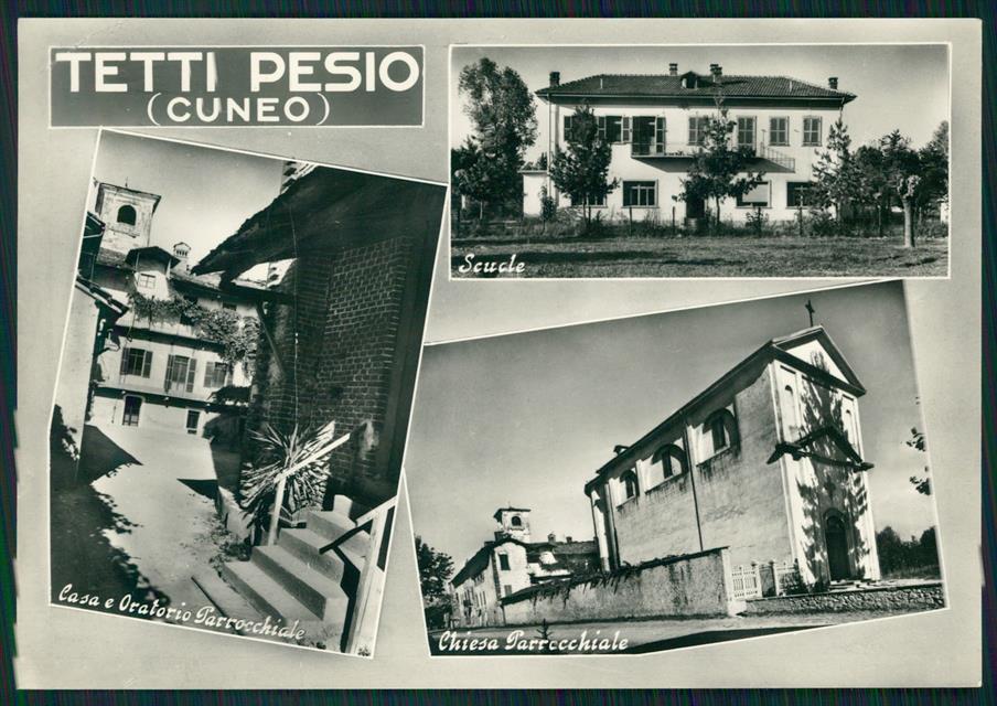 Cuneo Tetti Pesio PIEGATA Foto FG cartolina MZ1867 – fronte