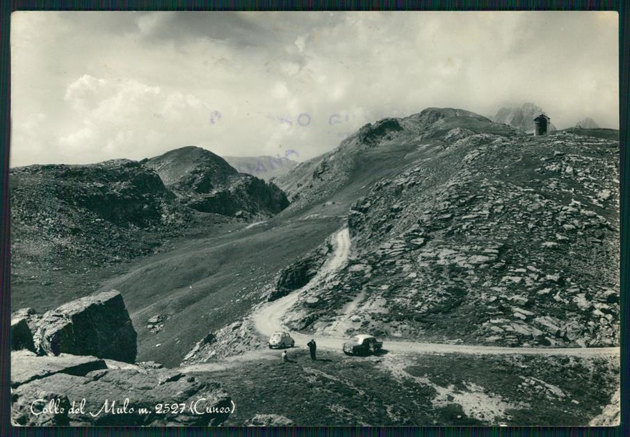 Cuneo Marmora Colle del Mulo Auto Foto FG cartolina MZ1872 – fronte