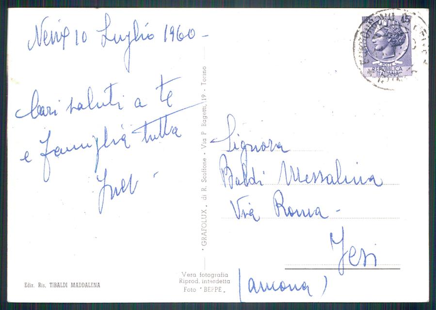 Cuneo Neive Foto FG cartolina MZ1882 – retro
