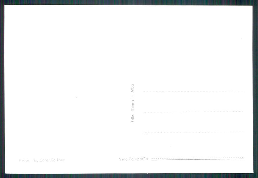 Cuneo Piobesi d'Alba Piazza San Pietro Auto Foto FG cartolina MZ1886 – retro