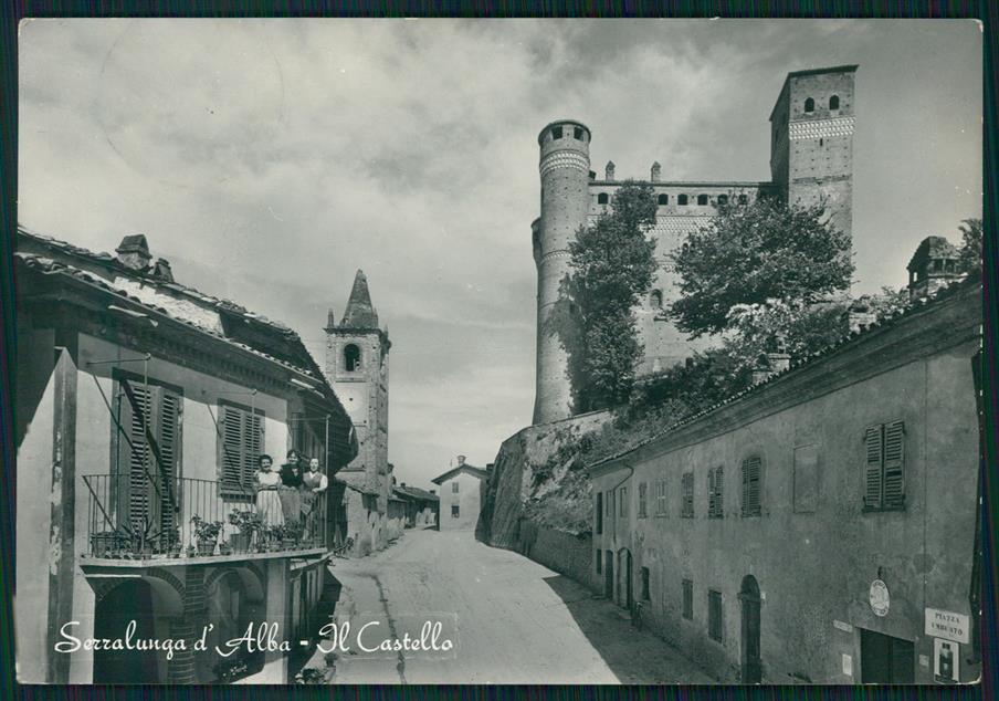 Cuneo Serralunga d'Alba Castello PIEGHINA Foto FG cartolina MZ1895 – fronte