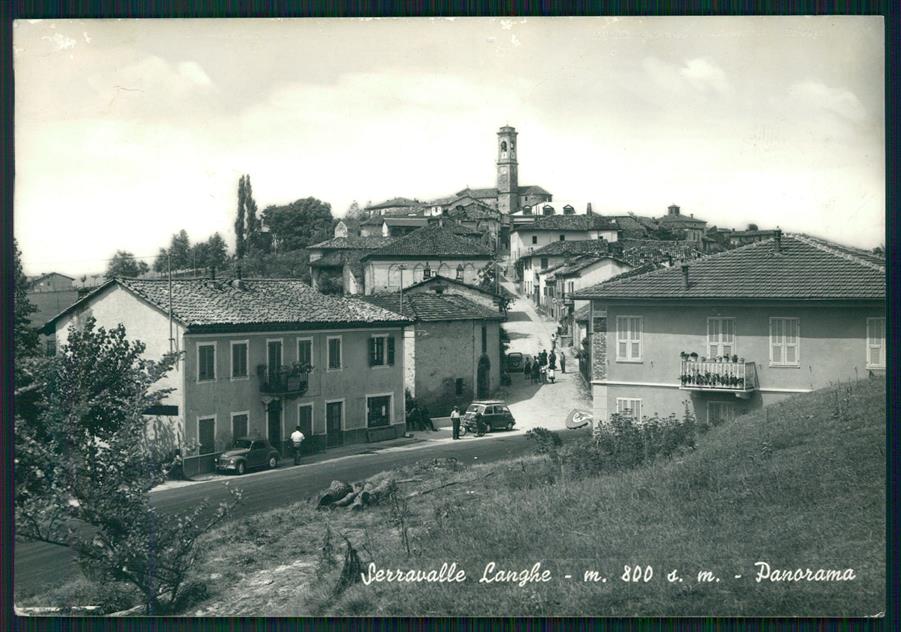 Cuneo Serravalle Langhe Auto Foto FG cartolina MZ1899 – fronte